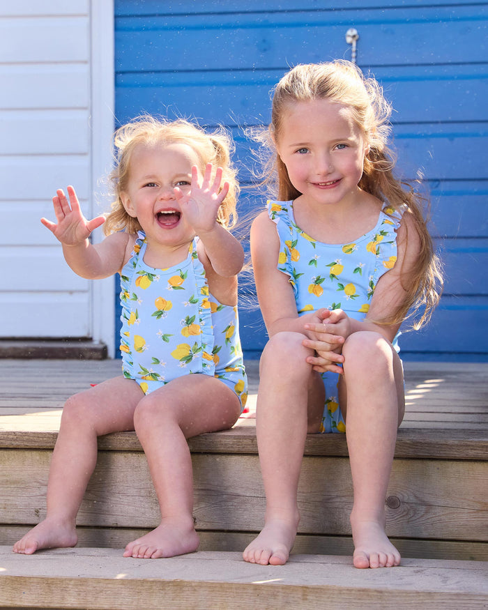 Hampton Swim Swimsuit Baby Frill Swimsuit in Lemon