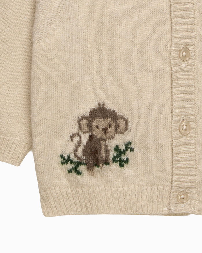 Lapinou Cardigan Baby Monkey Cardigan