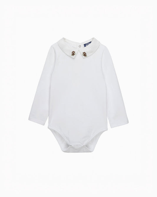 Chelsea Clothing Company Body Baby Monty Long Sleeved Body in Monkey