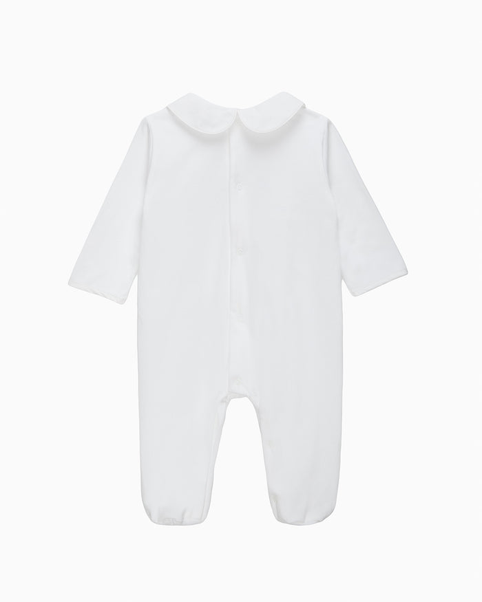 Lapinou All-in-One Baby Teddy Smocked All-In-One
