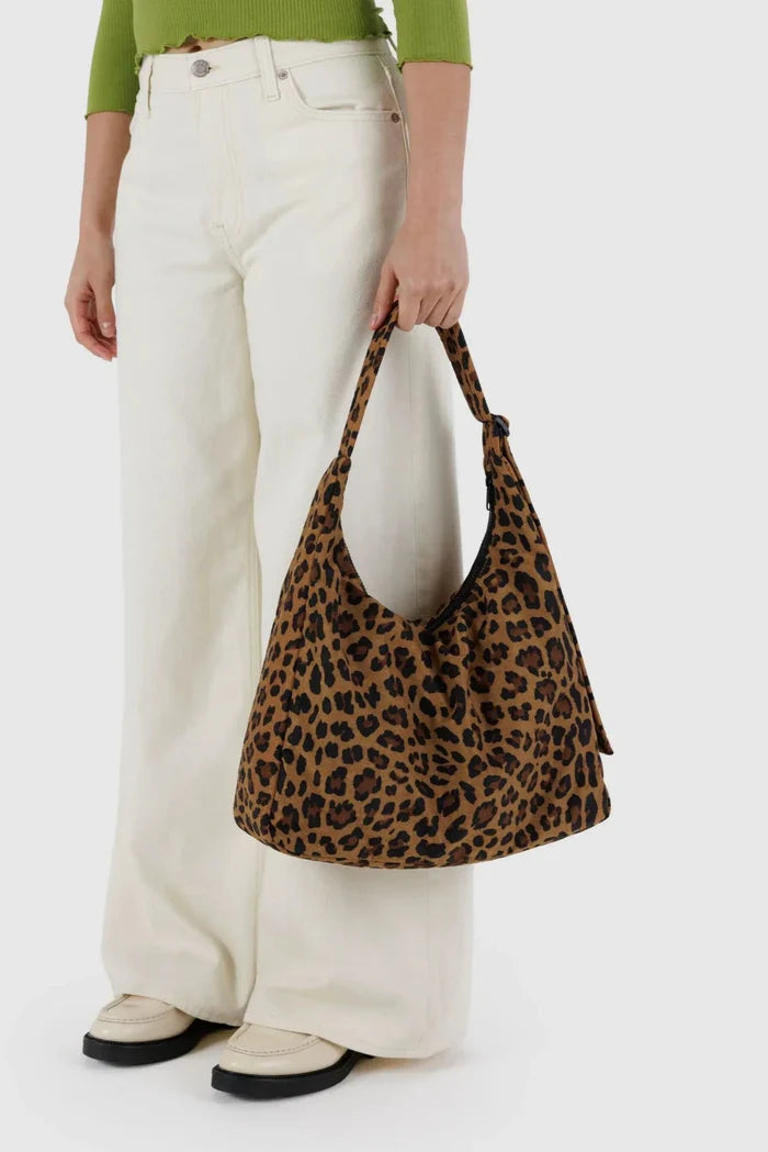 BAGGU Sac Shoulder - Léopard