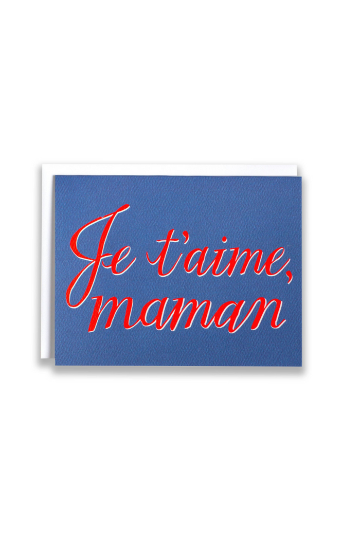 BANQUET WORKSHOP Carte Je t'aime Maman