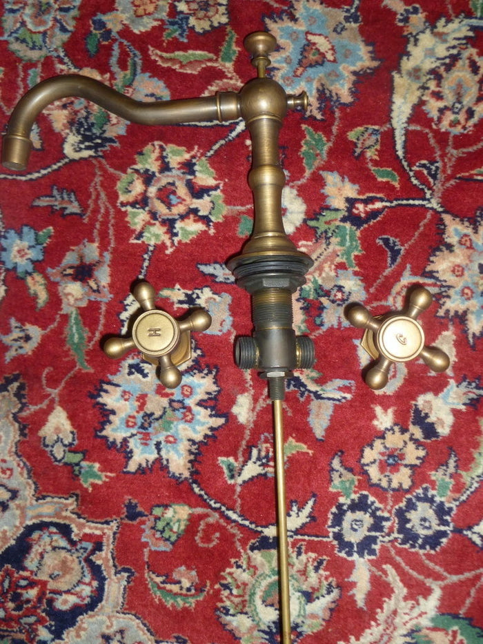Bathroom Faucet with two/ 2 Handles - Diamonds Sapphires Rubies Emeralds