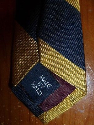 Beautiful 100% Silk Polo by Ralph Lauren Tie Made in USA with Woven Polo Player - Diamonds Sapphires Rubies Emeralds