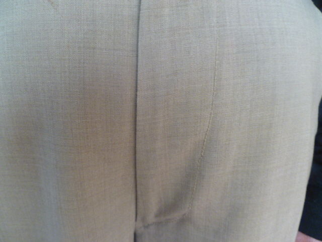 Beautiful Beige Michael Kors 100% Wool Dress Pants Size 34 Waist Size 28 Inseam - Diamonds Sapphires Rubies Emeralds
