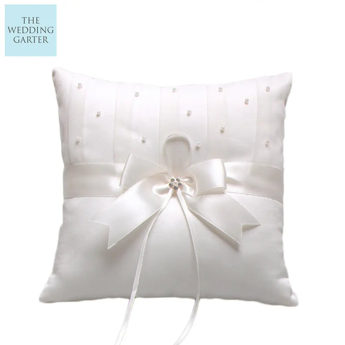 wedding accessories satin ring pillow