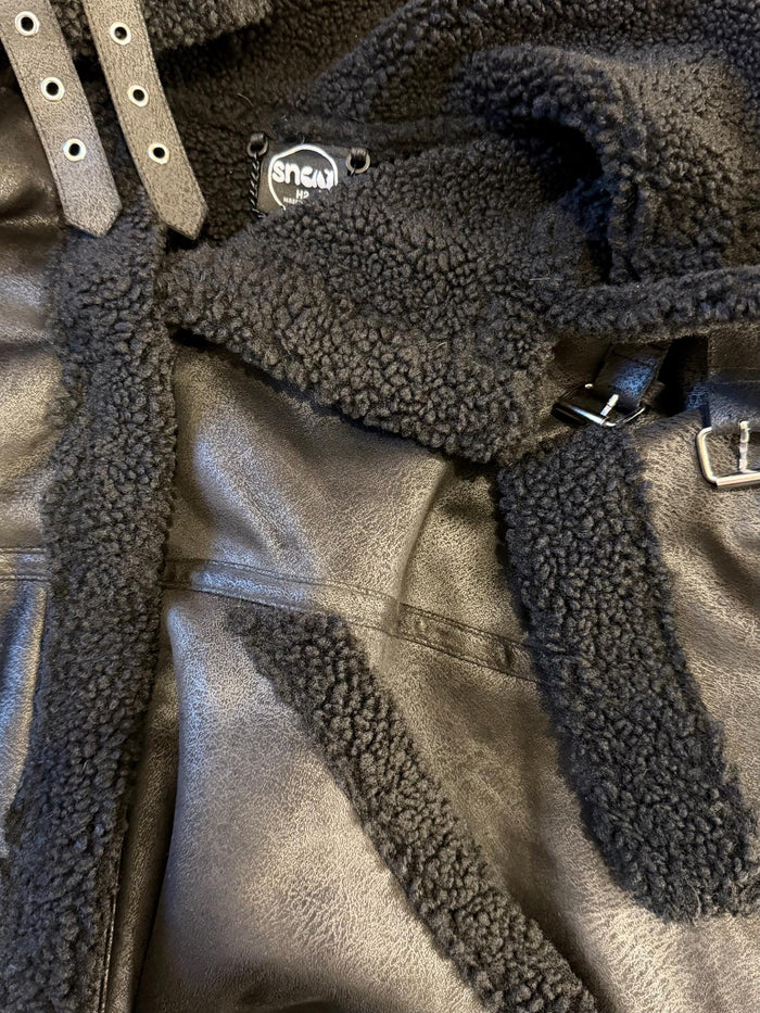 Bessie Aviator Jacket - Black