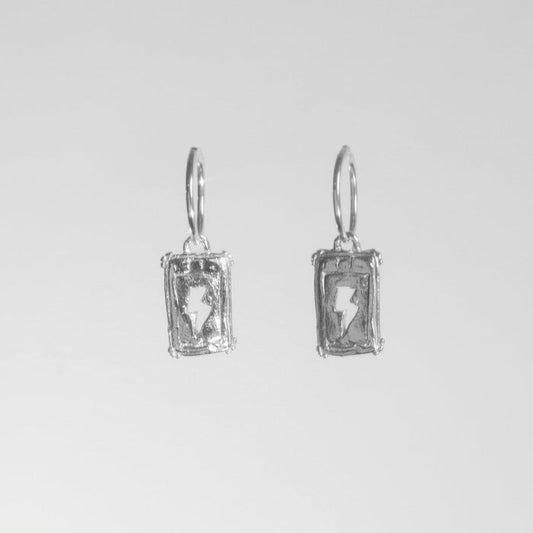 BILAK JEWELRY Boucles d'oreilles Éclair  - Argent Sterling