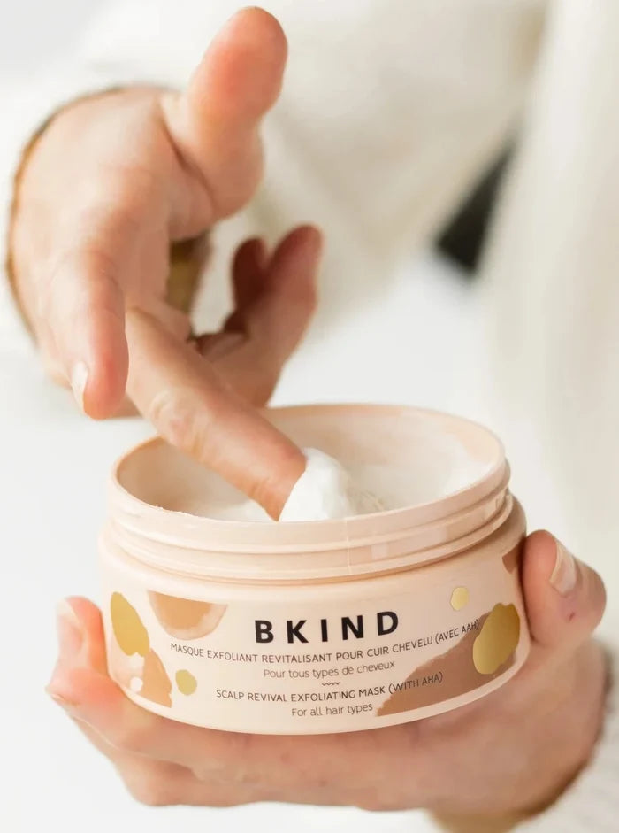 BKIND Masque Capillaire - Exfoliant Revitalisant pour Cuir Chevelu avec AHA
