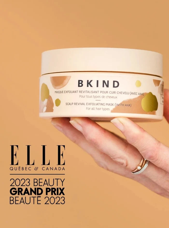 BKIND Masque Capillaire - Exfoliant Revitalisant pour Cuir Chevelu avec AHA