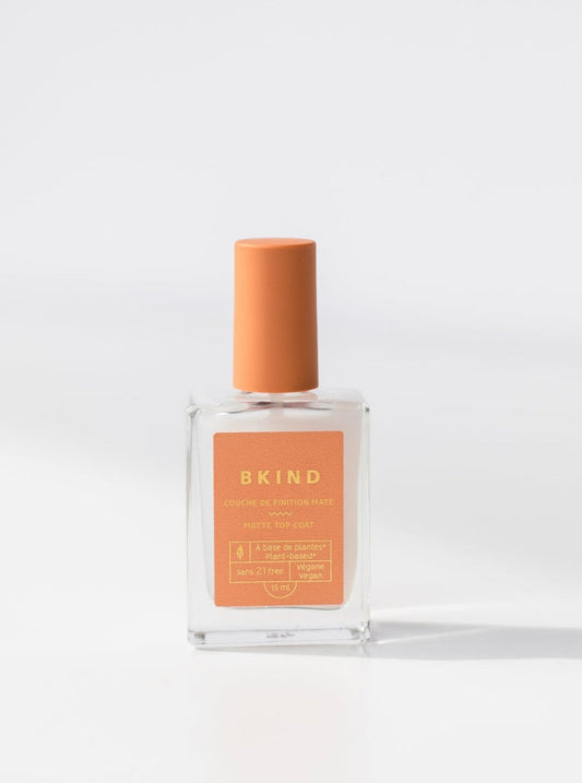 BKIND Vernis à Ongles - TopCoat Matte. Parfaite idée de cadeau pour femme.