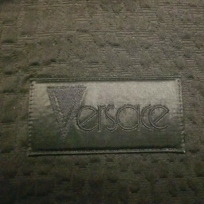 Black Versace Clutch Pouch Hand Bag including Dust Bag