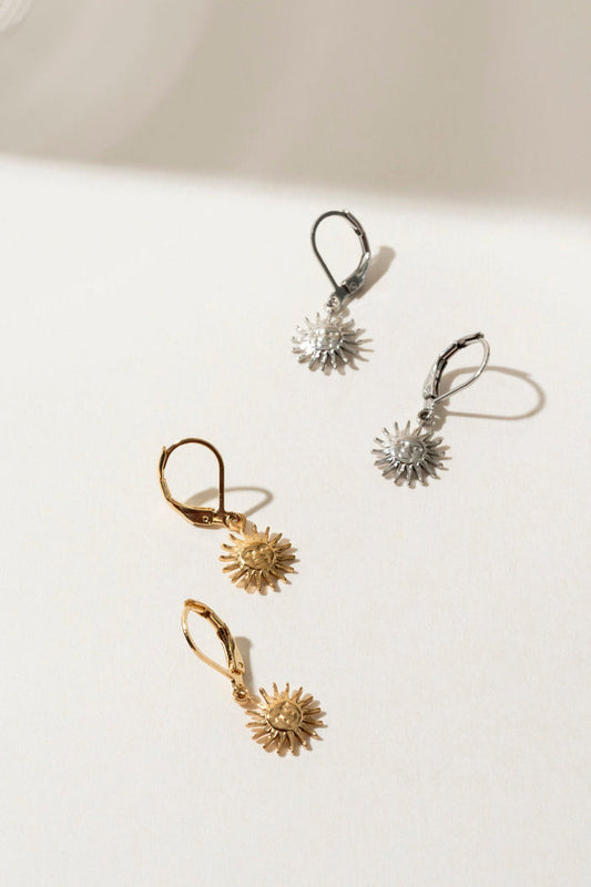 BLOOM Boucles d'Oreilles Soleil Soleil