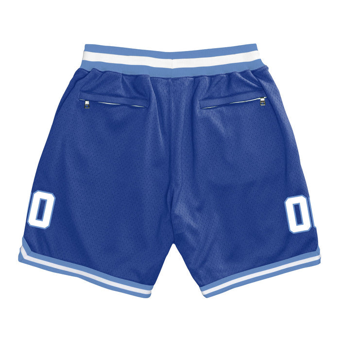 Blue-White Custom Basketball Shorts