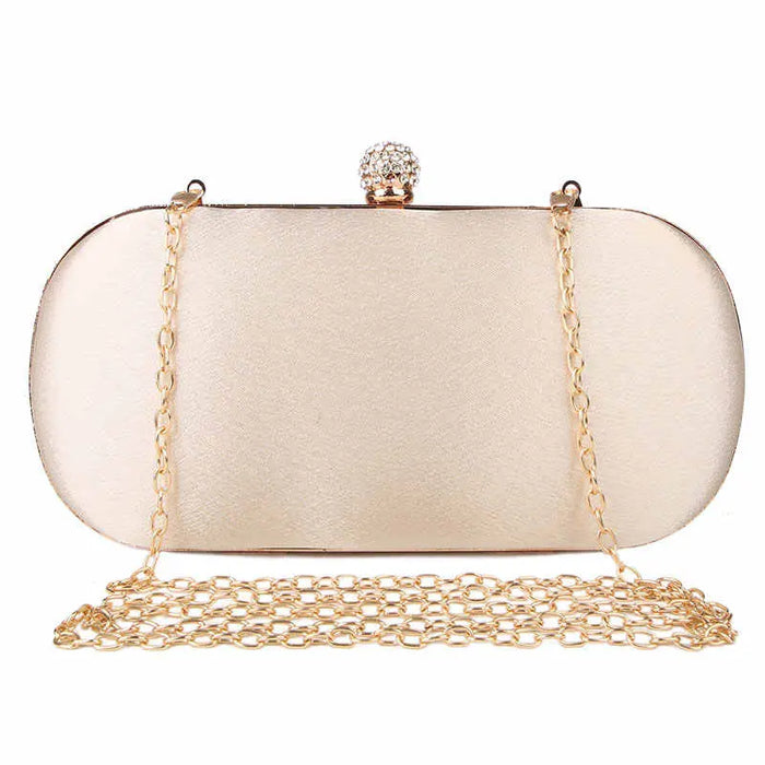 blush wedding clutch