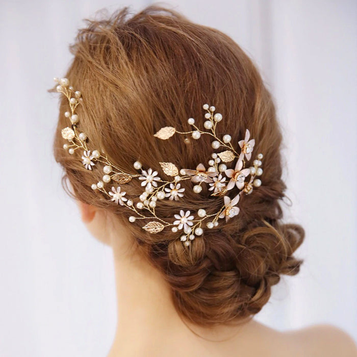 wedding hair vine