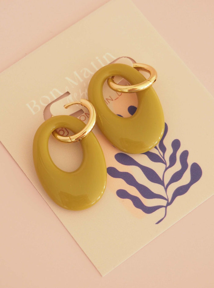 BON MATIN Boucles d'Oreilles Goldie