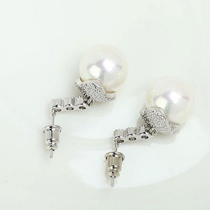 pearl dropper earrings