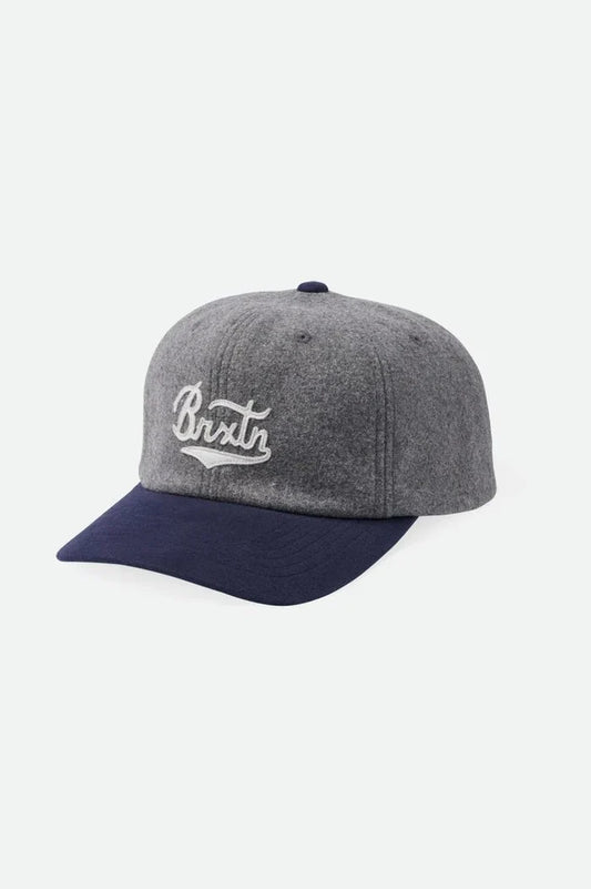 BRIXTON - BURT MP CAP - HEATHER GREY/WASHED NAVY