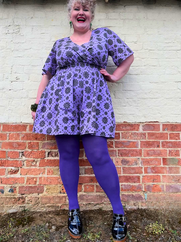Broderie Anglaise Playsuit - Cassis de Violet