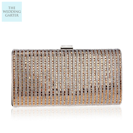 gold evening bag