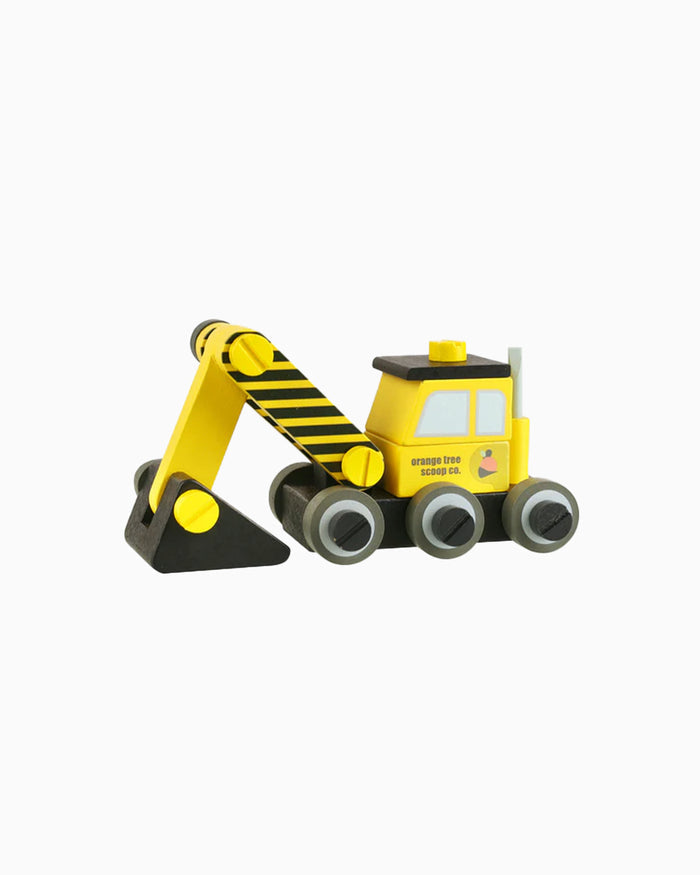 Orange Tree Wooden Toys Buildable Digger
