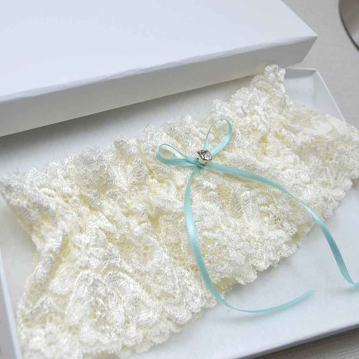 Catherine Cream Lace Bridal Garter