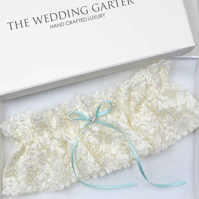 Catherine Cream Lace Bridal Garter