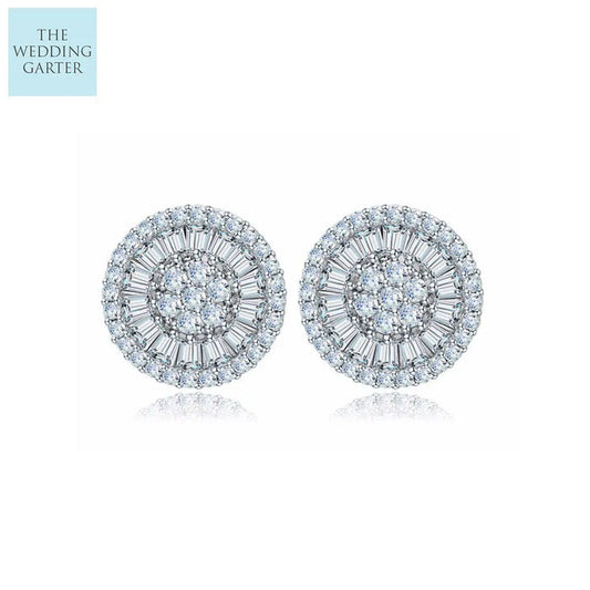 stud bridal earrings