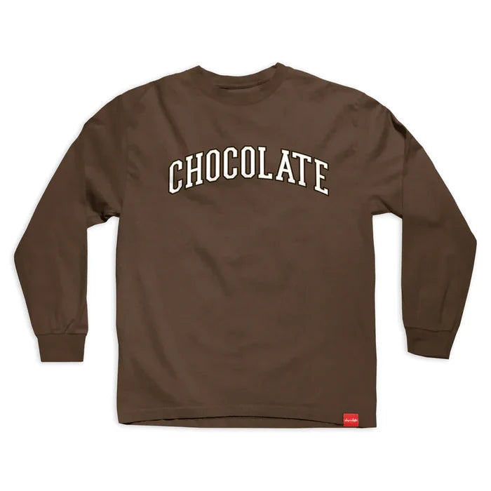 CHOCOLATE - CHOC LEAGUE L/S TEE BROWN