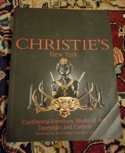 Christie's New York: Continental Furniture, Works of Art, Tapestries & Carpet - Diamonds Sapphires Rubies Emeralds