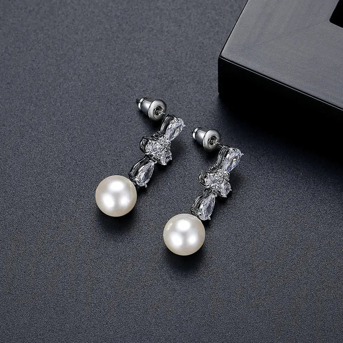 pearl wedding earrings Australia