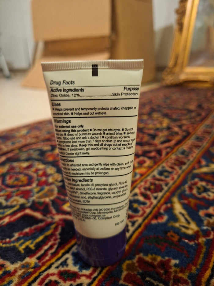 Coloplast Baza Protect Moisture Barrier Cream 2 Oz. PLEASE NOTE: SLIGHTLY USED!!