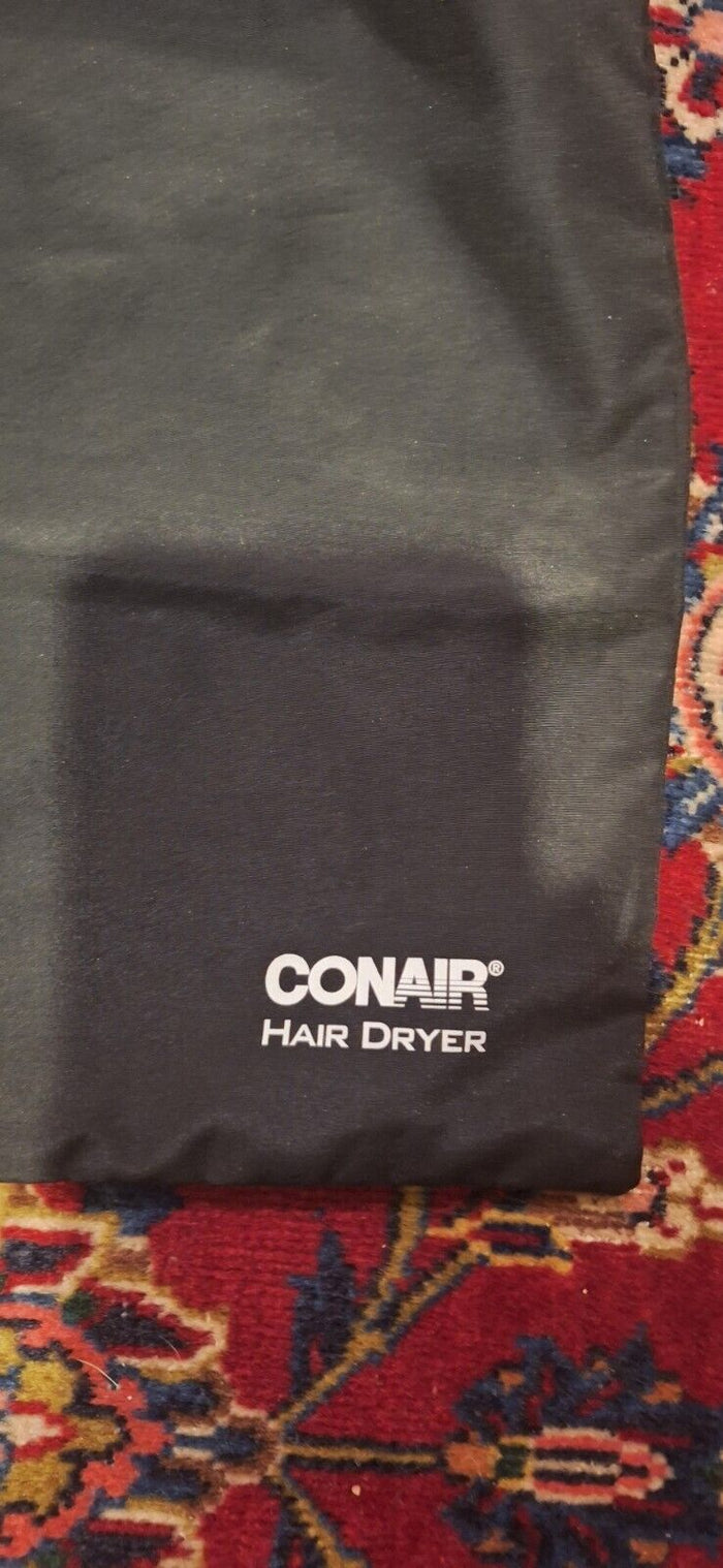 Conair Hair DRYER Drawstring Bag/ Storage Pouch Black