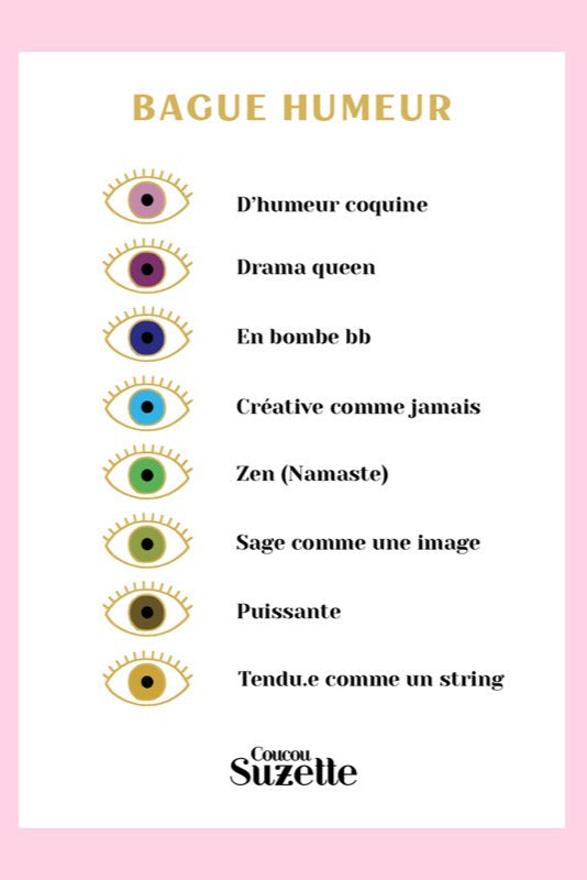 COUCOU SUZETTE Bague Humeur Oeil