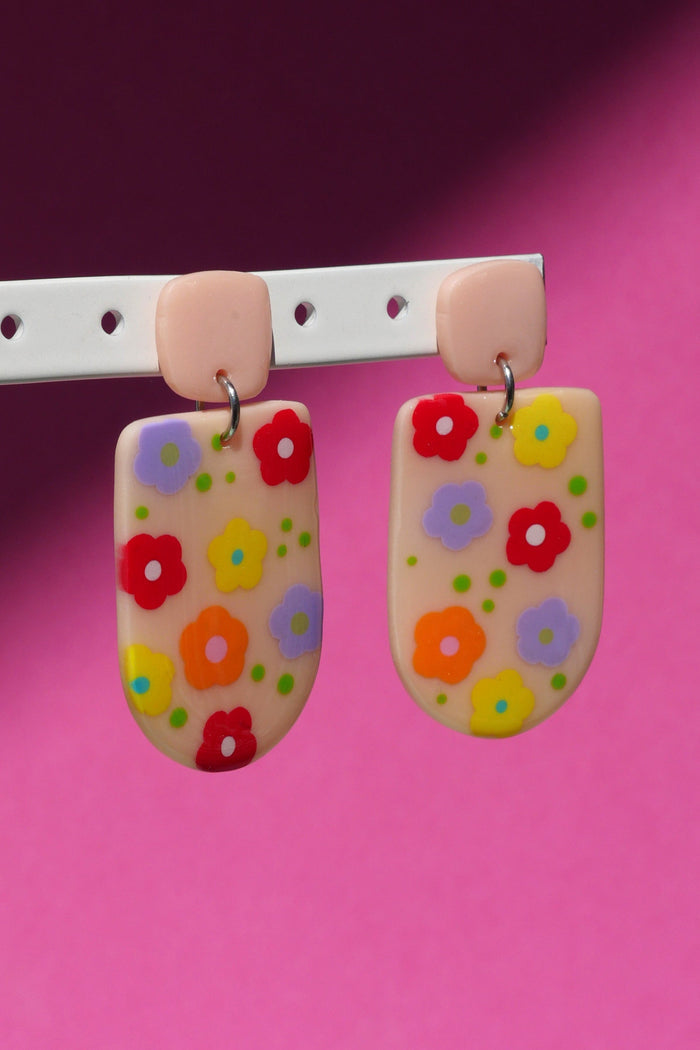 CROCODILE AGILE Boucles d'Oreilles Pam - Floraison