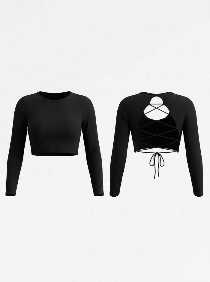 Cross Back Long Sleeves