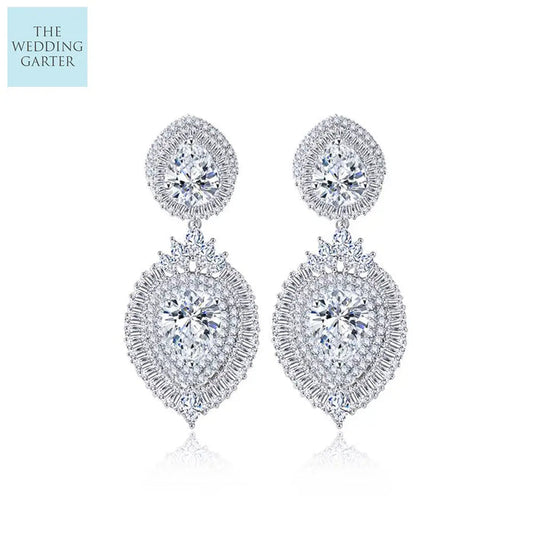 statement wedding earrings