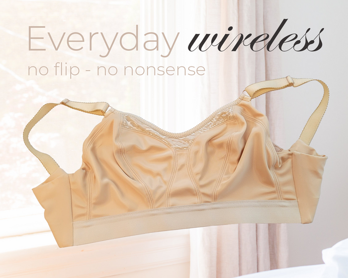 Dahlia Wireless Full Cup Bra Bands 24 to 50 Cups K to Q