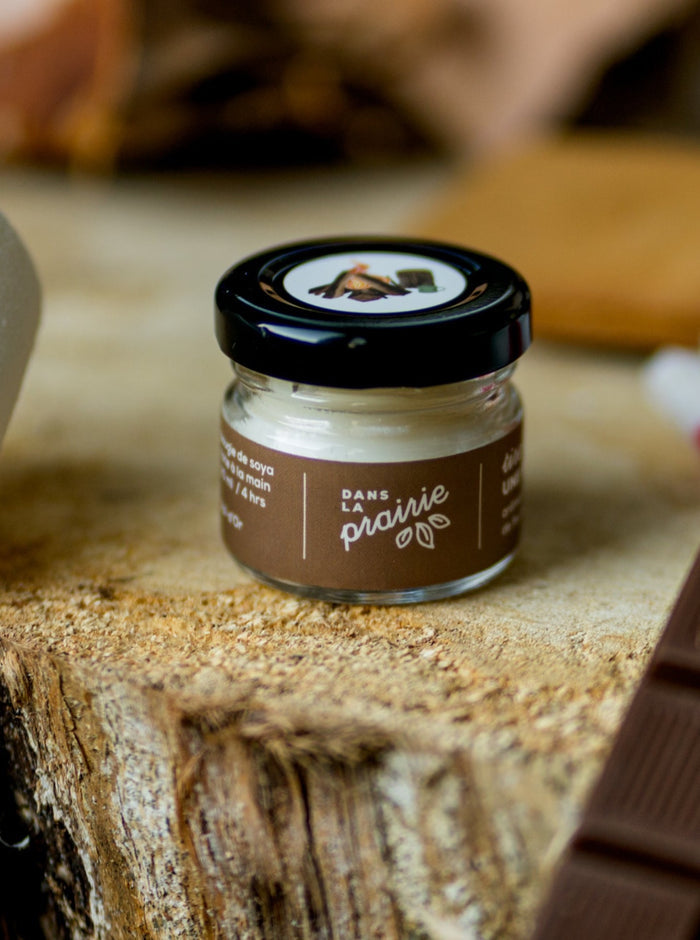 DANS LA PRAIRIE Bougie Tire-toi une Bûche