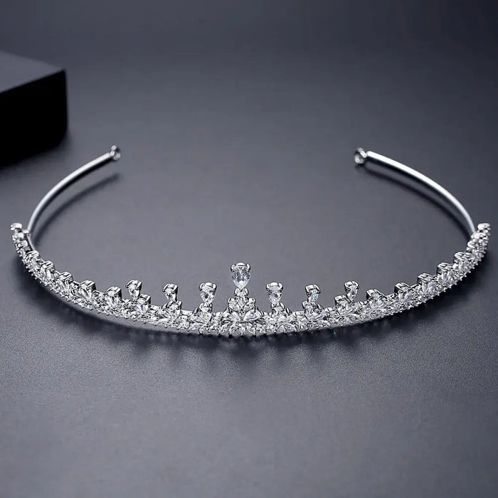 Delicate Diamond Princess Tiara Crown For Brides - The Wedding Garter