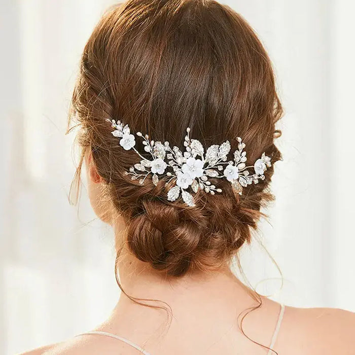 pearl wedding headpiece