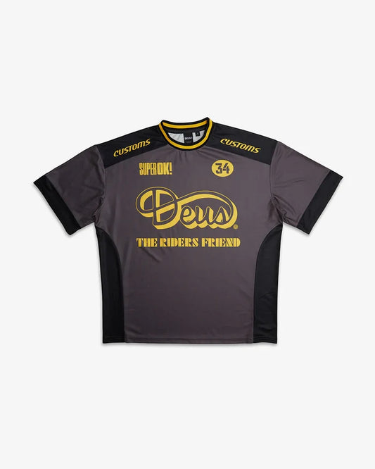 DEUS EX MACHINA - RANDY MOTO TEE BLACK