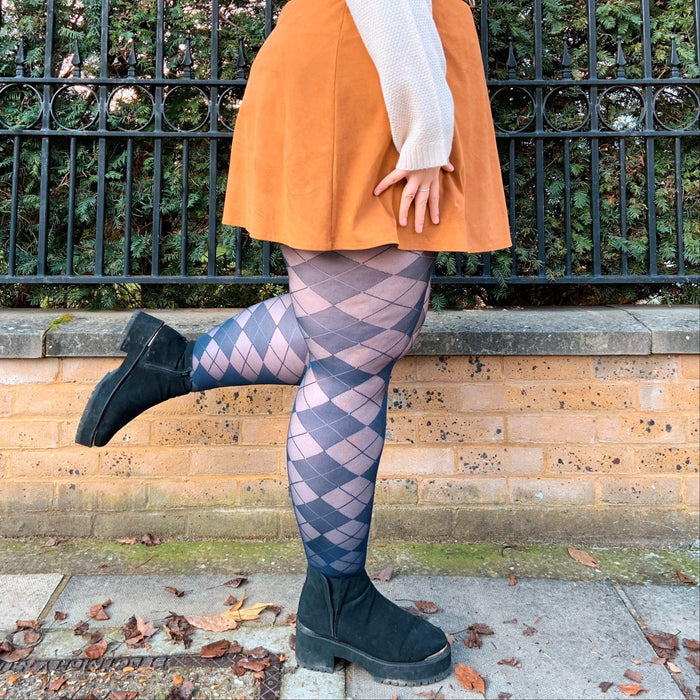 Diamond Tights - Navy - Snag