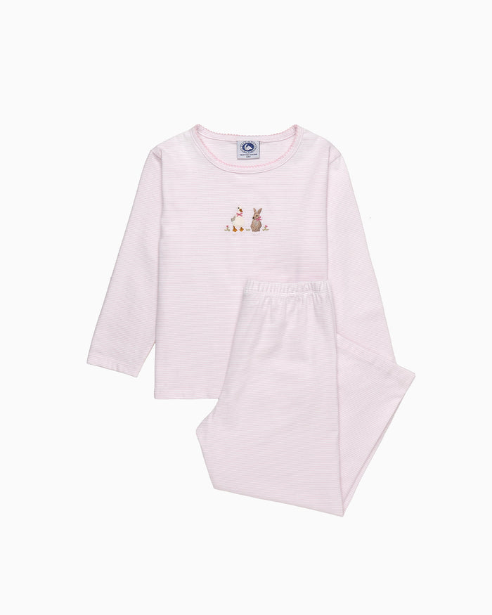 Original Pyjama Company Nightwear Duck & Bunny Jersey Pyjamas