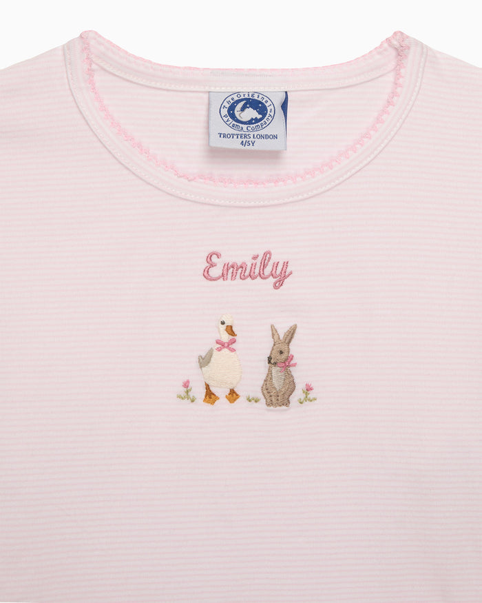 Original Pyjama Company Pyjamas Duck & Bunny Jersey Pyjamas