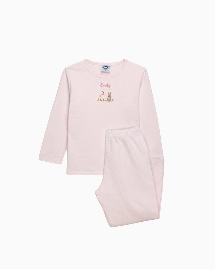 Original Pyjama Company Pyjamas Duck & Bunny Jersey Pyjamas