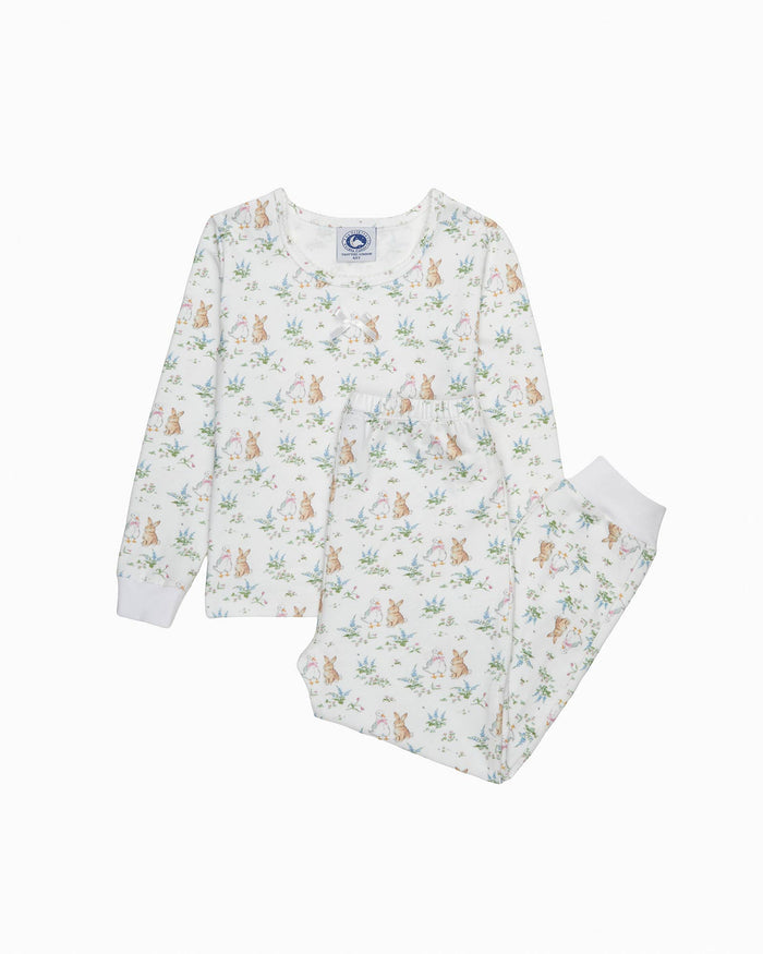Original Pyjama Company Pyjamas Duck & Bunny Slim Fit Jersey Pyjamas