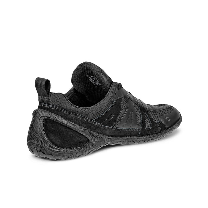ECCO Biom Lite women's sneaker, black heel-and-side view with padded collar
