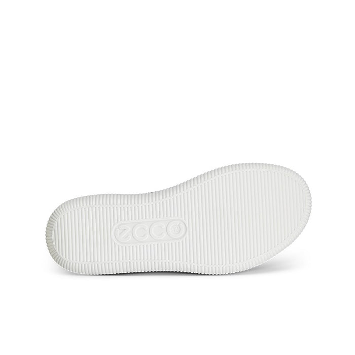White rubber sneaker outsole with ECCO logo embossing